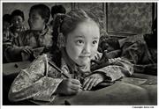 Young girl student Lhasa Tibet